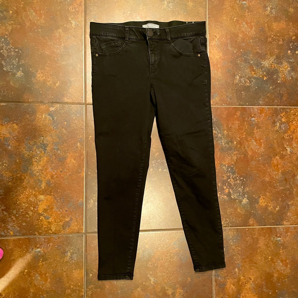 Wit & Wisdom Black Absolution Skinny Jeans, 12